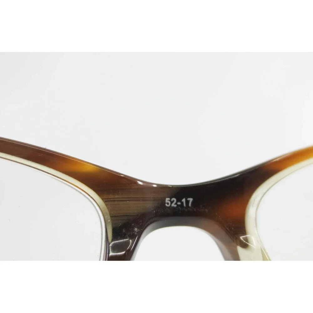 Geoffrey Beene GM 202110 Brown Marble Cat Eye Eyeglass Frames 52-17-135 Tortoise